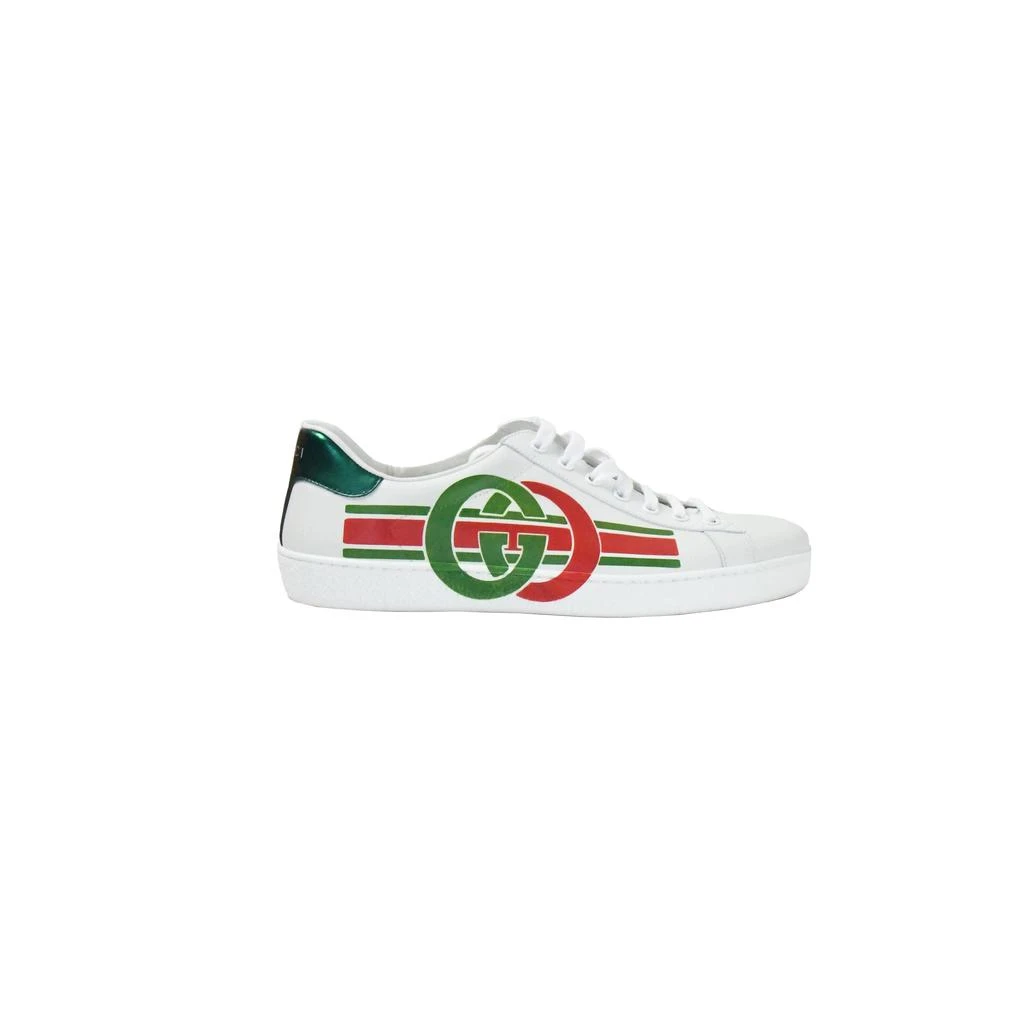 GUCCI Gucci Ace Sneaker White Red Verde 2