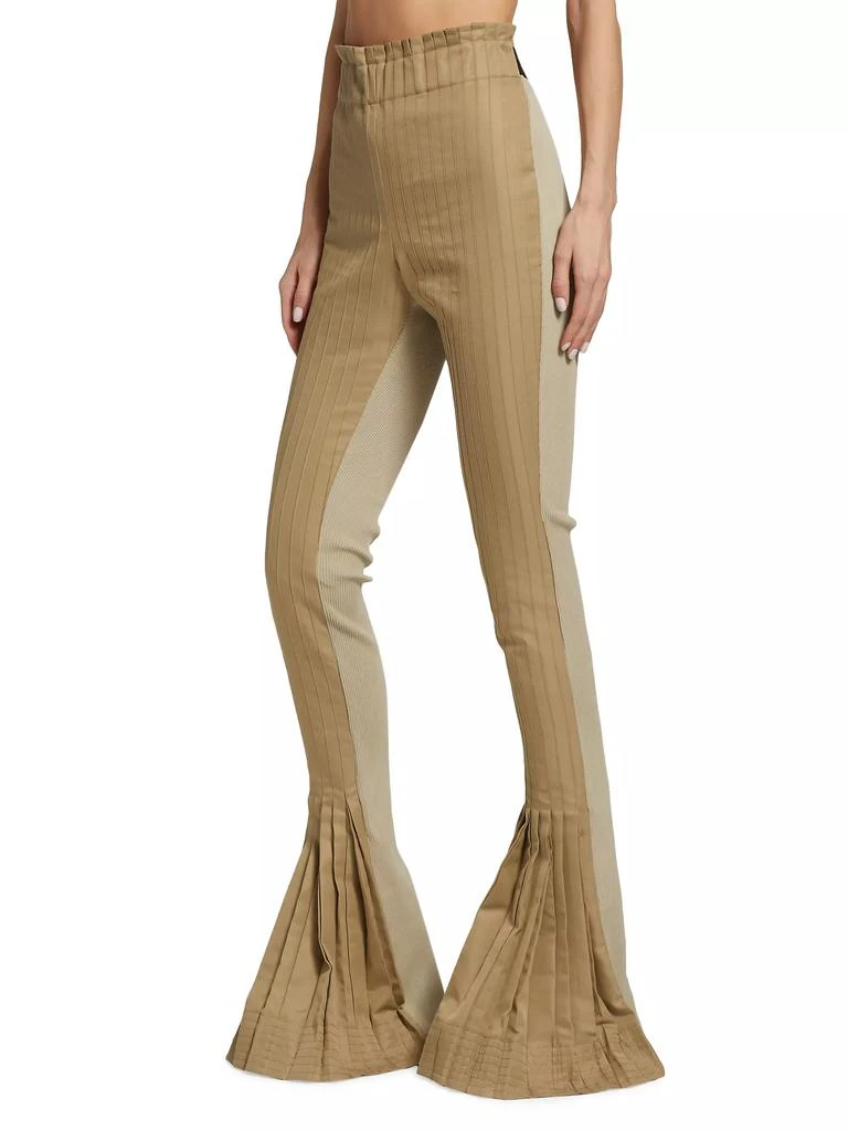 Sacai Cotton Gabardine Flared Pants 4