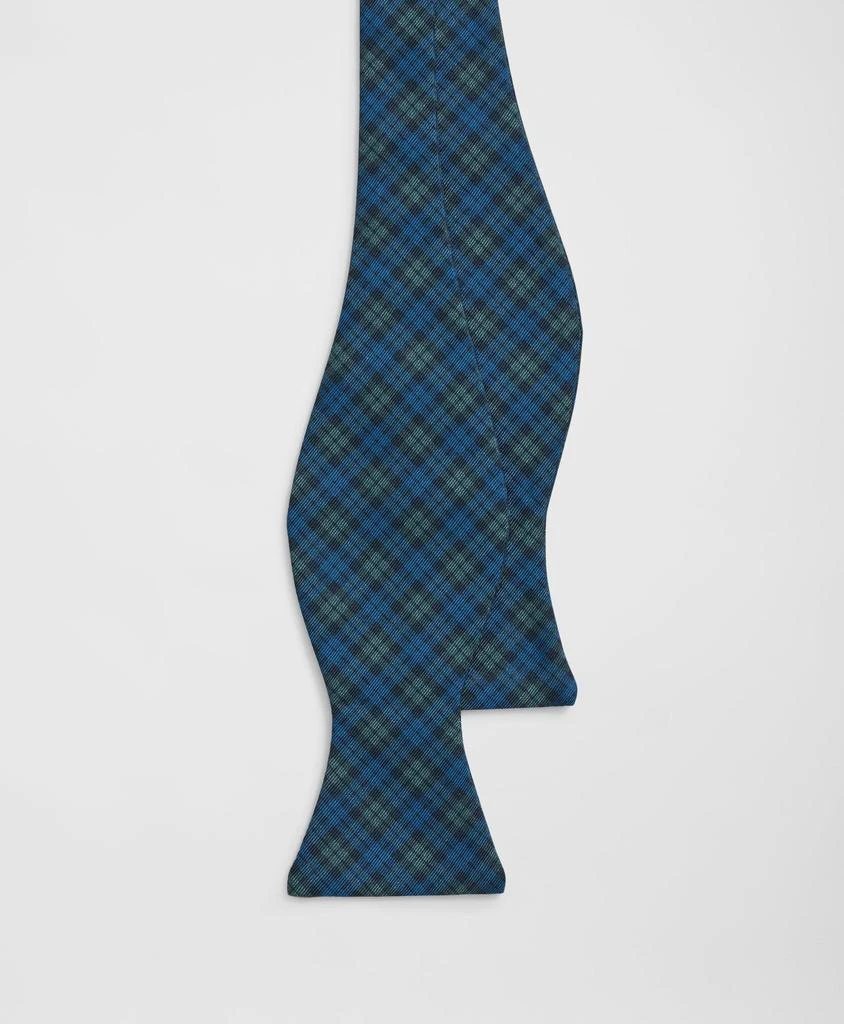 Brooks Brothers Silk Mini Black Watch Bow Tie 2