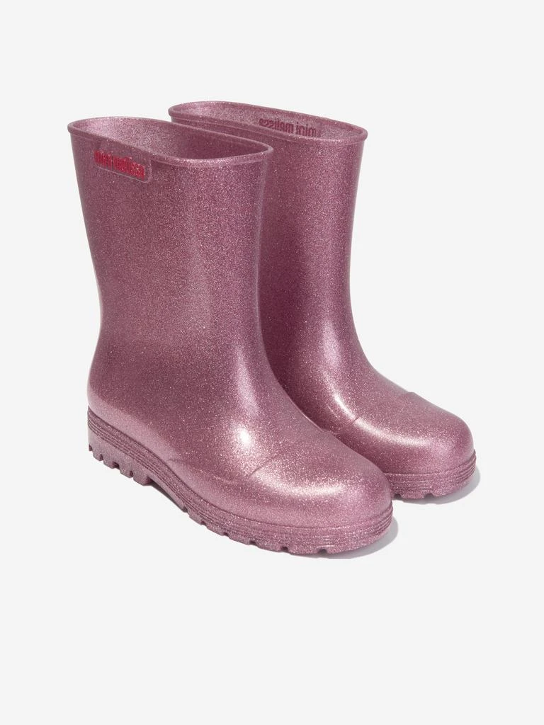 Mini Melissa Mini Melissa Girls Welly Boots in Pink 2