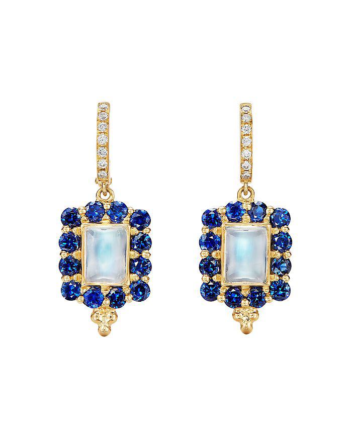 Temple St. Clair 18K Yellow Gold Color Theory Multi-Gemstone & Diamond Drop Earrings