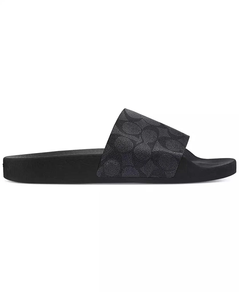 Coach Men's Signature Coated Canvas Pool Slide 2