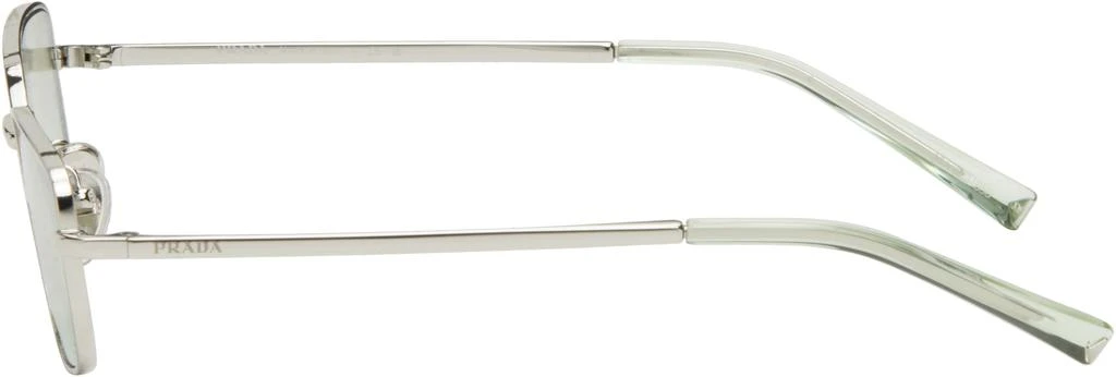 Prada Silver 'Prada' Logo Sunglasses 3