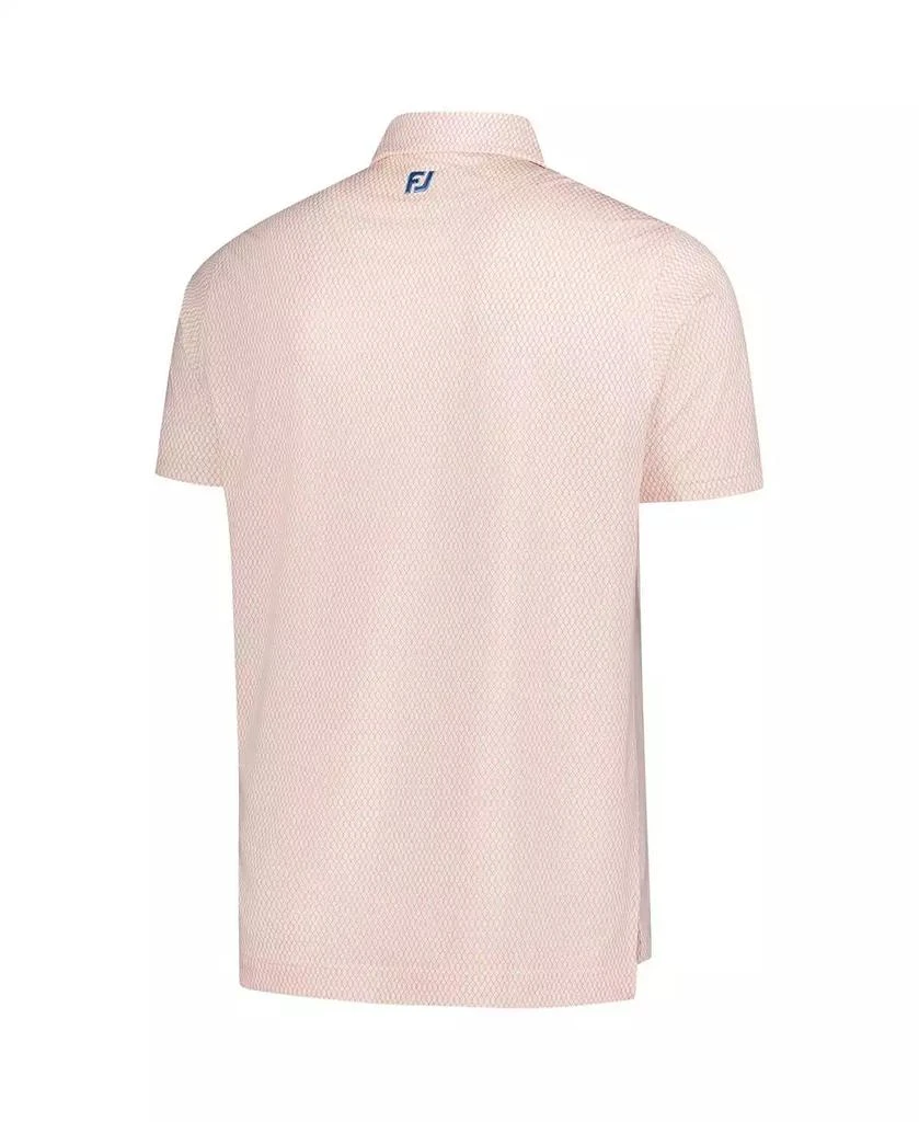 FootJoy Men's White 2025 WM Phoenix Open Irongate Print Lisle Polo Shirt 2