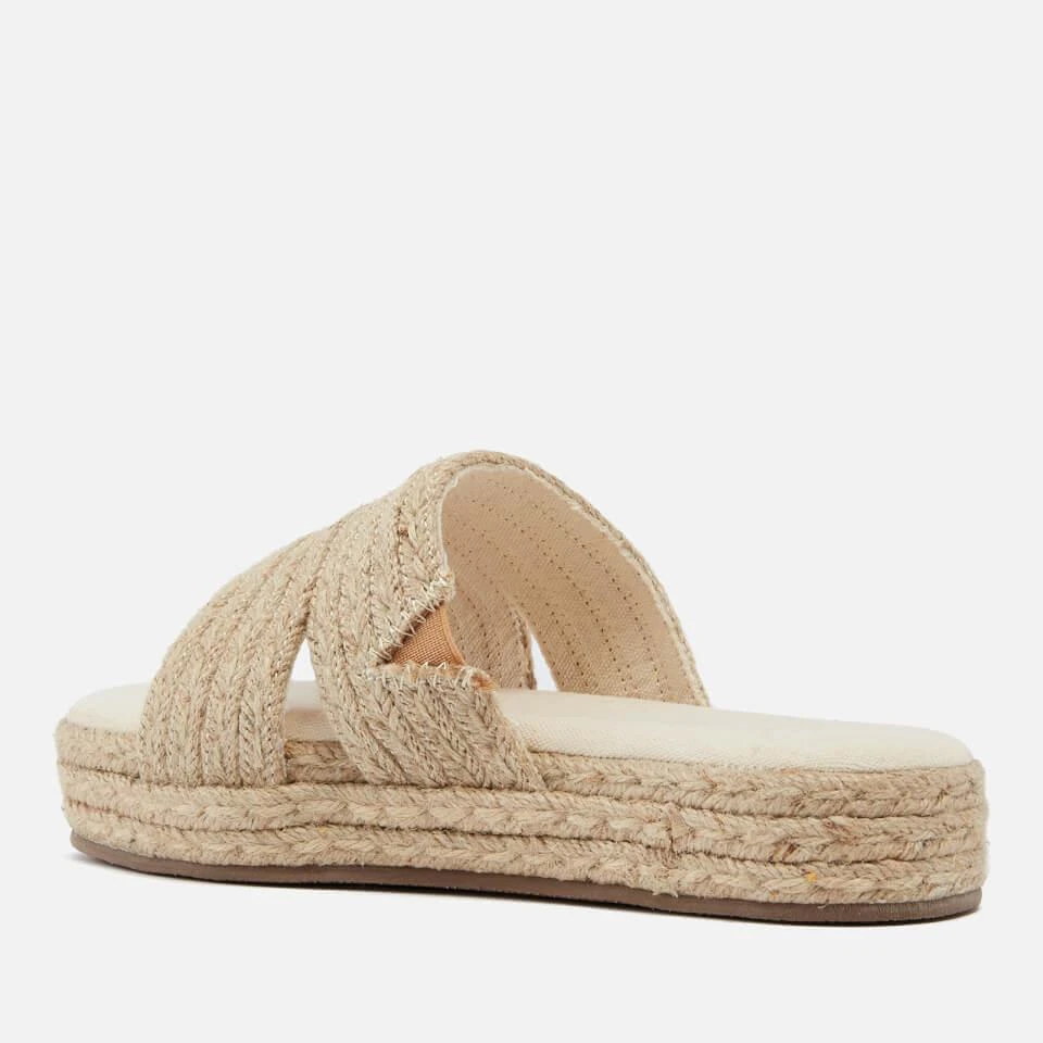 EMU Australia EMU AUSTRALIA WOMEN'S FERN JUTE FLATFORM SLIDES 2
