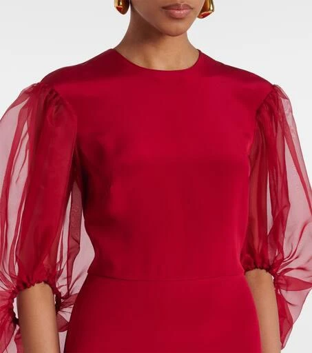 Altuzarra Danielle silk cady midi dress 4