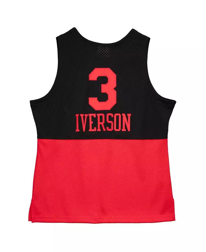 Mitchell and Ness Men's Allen Iverson Black Philadelphia 76Ers 2003-2004 Hardwood Classics Reload 2.0 Swingman Jersey