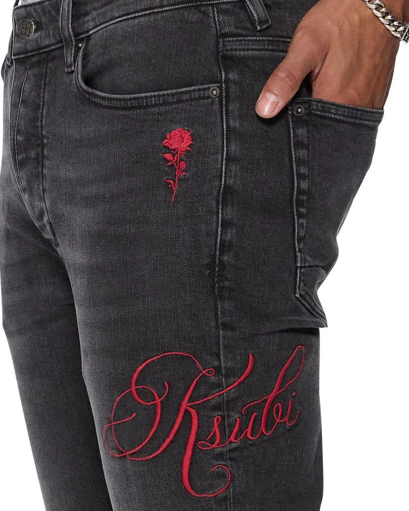 Ksubi Van Winkle Skinny Fit Jean in Black 5