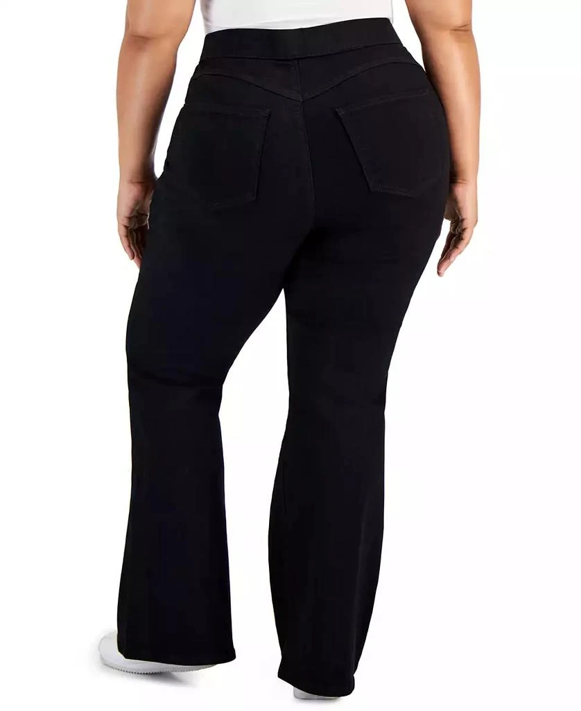 Celebrity Pink Trendy Plus Size Curvy Pull-On Flare-Leg Jeans 2