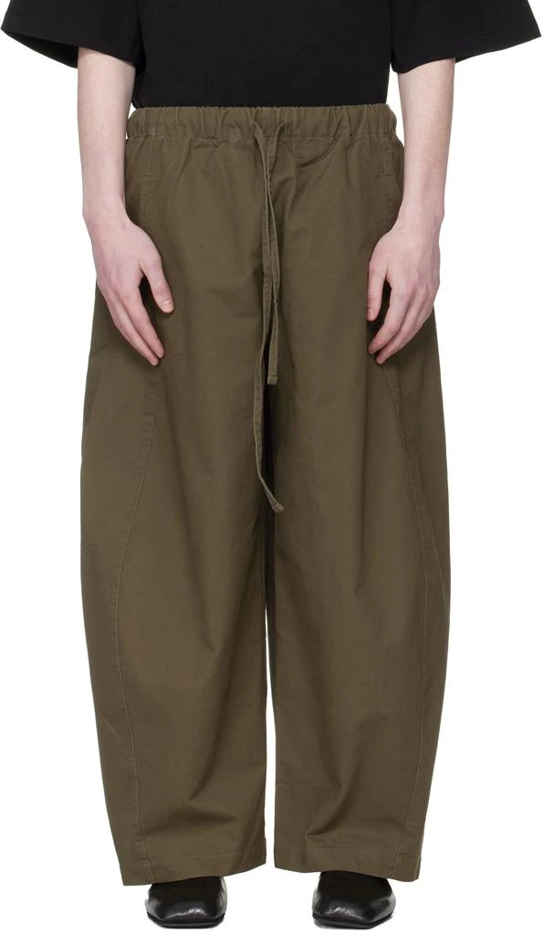 Entire Studios Khaki Loft Trousers