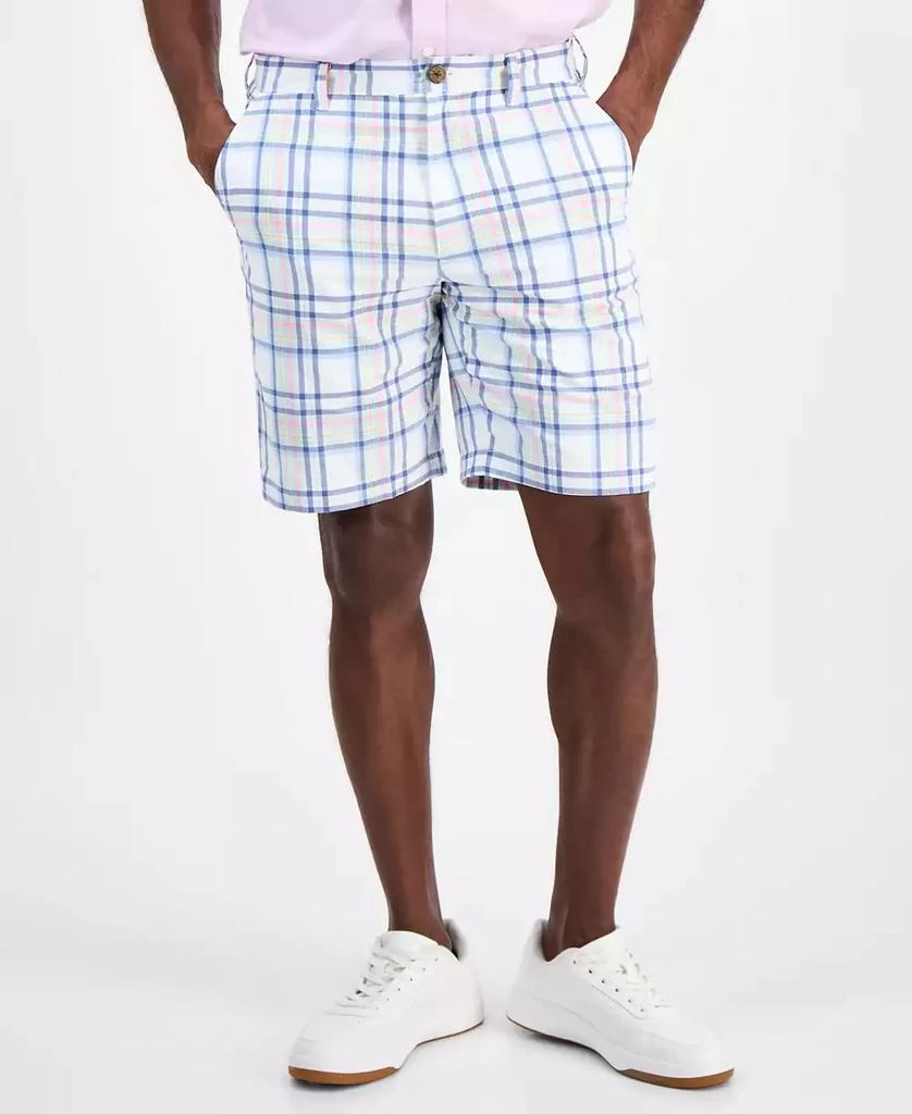 Club Room Men's Tonno Cotton Plaid Madras Shorts, Exclusively at Macy's 3