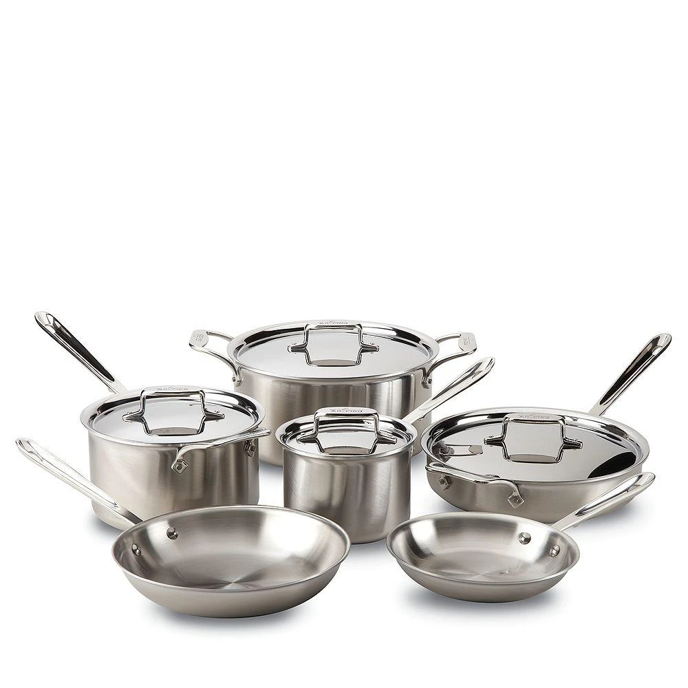 All-Clad D5 Stainless Brushed 5-Ply Bonded 10-Piece Cookware Set 2