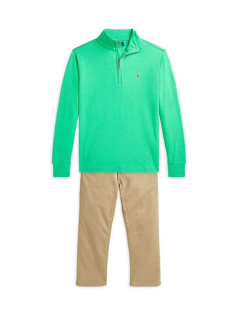Ralph Lauren Little Boy's & Boy's Pony Half-Zip Pullover 2