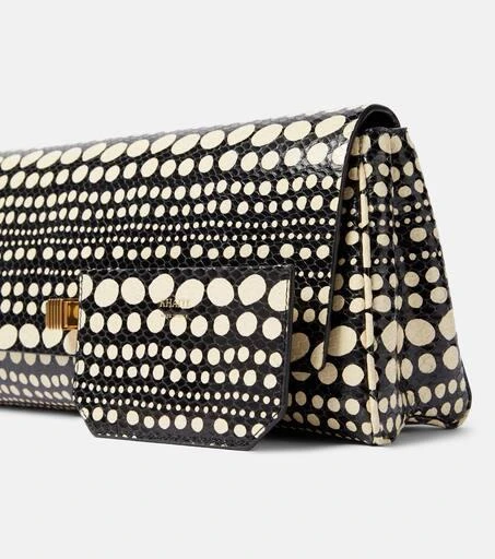 Khaite Audrey snake-effect leather clutch 6