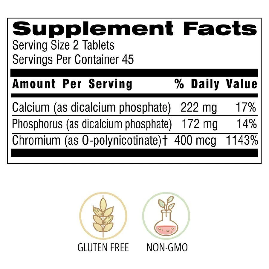 Botanic Choice Chromium 200 mcg Tablets 3