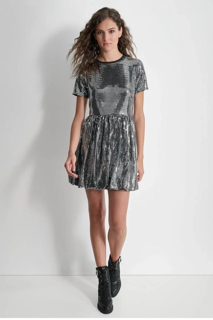 DKNY GEO SEQUIN MINI DRESS 3