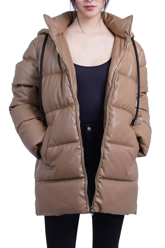 Love Token Love Token - Bianka Zip Front Puffer Coat