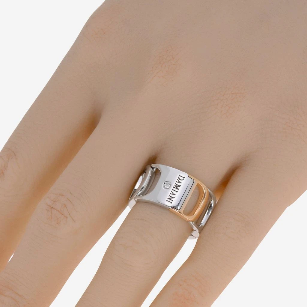 Damiani Damiani Damianissima 18K White & Rose Gold Brilliant Cut Diamond Ring 2
