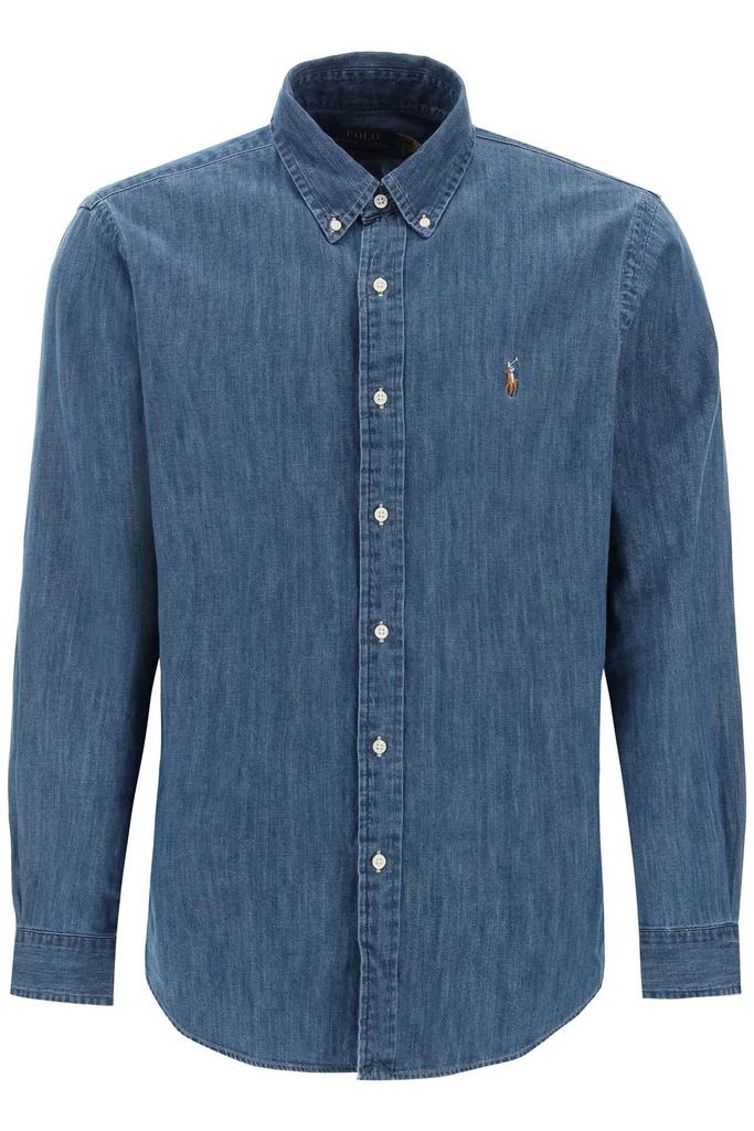 Ralph Lauren custom fit shirt in lightweight denim