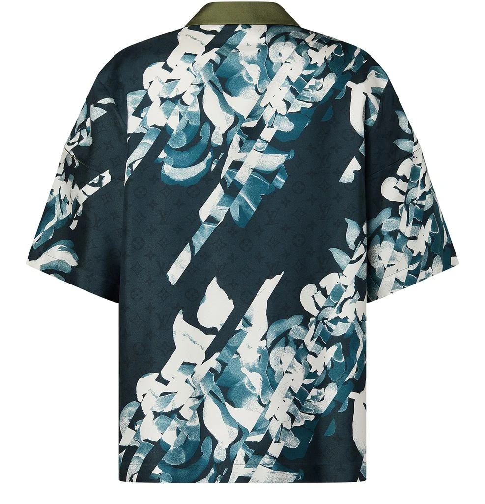 Louis Vuitton Monogram Printed Short-Sleeved Silk Shirt 4