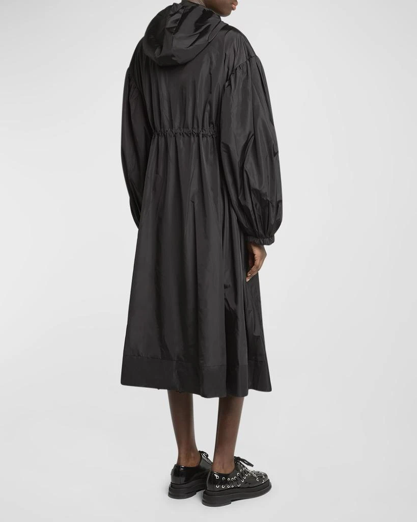 Simone Rocha Puff-Sleeve Hooded Trapeze Parka Jacket 5