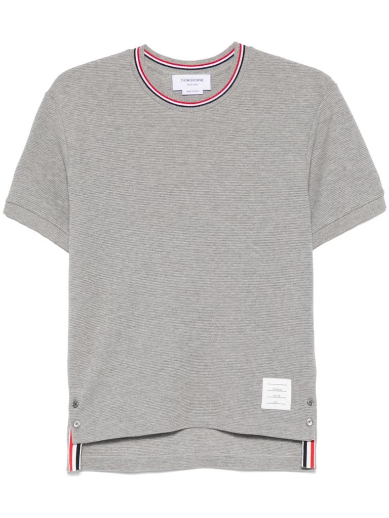 Thom Browne Step Hem Short Sleeve Rugby Shirt - Shirts