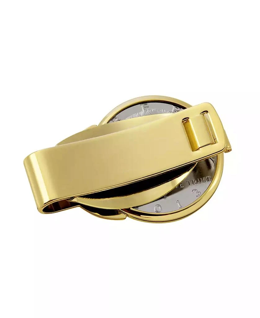 American Coin Treasures Men
s Selectively Gold-Layered Presidential Seal Half Dollar Coin Money Clip 2