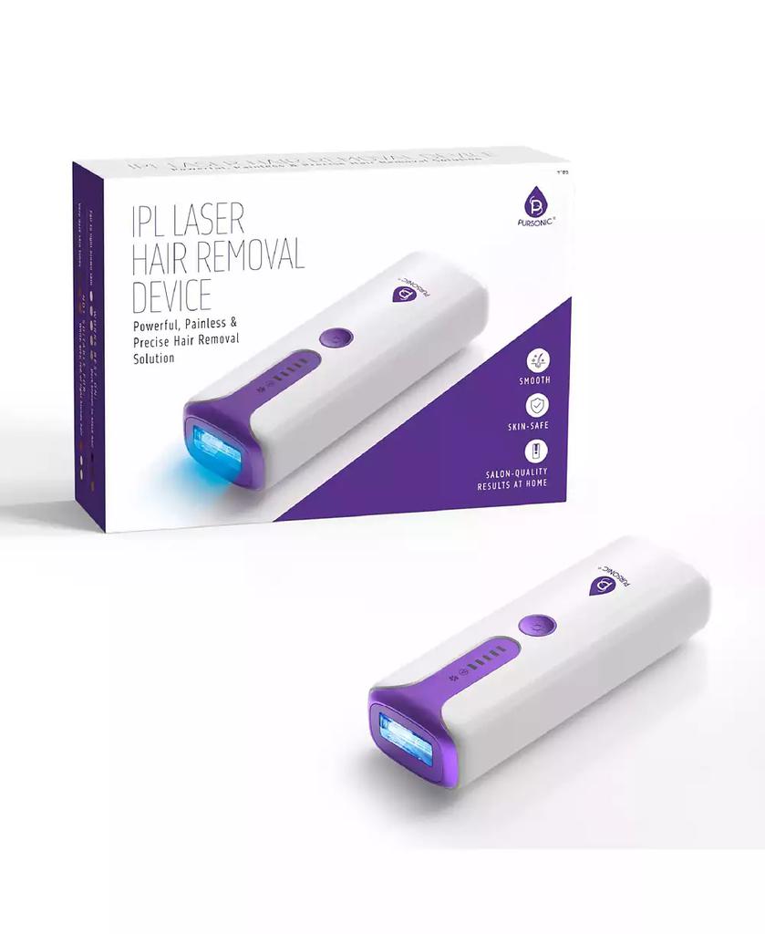PURSONIC IPL Laser Hair Removal Device w – Painless Permanent Hair Reduction at Home
