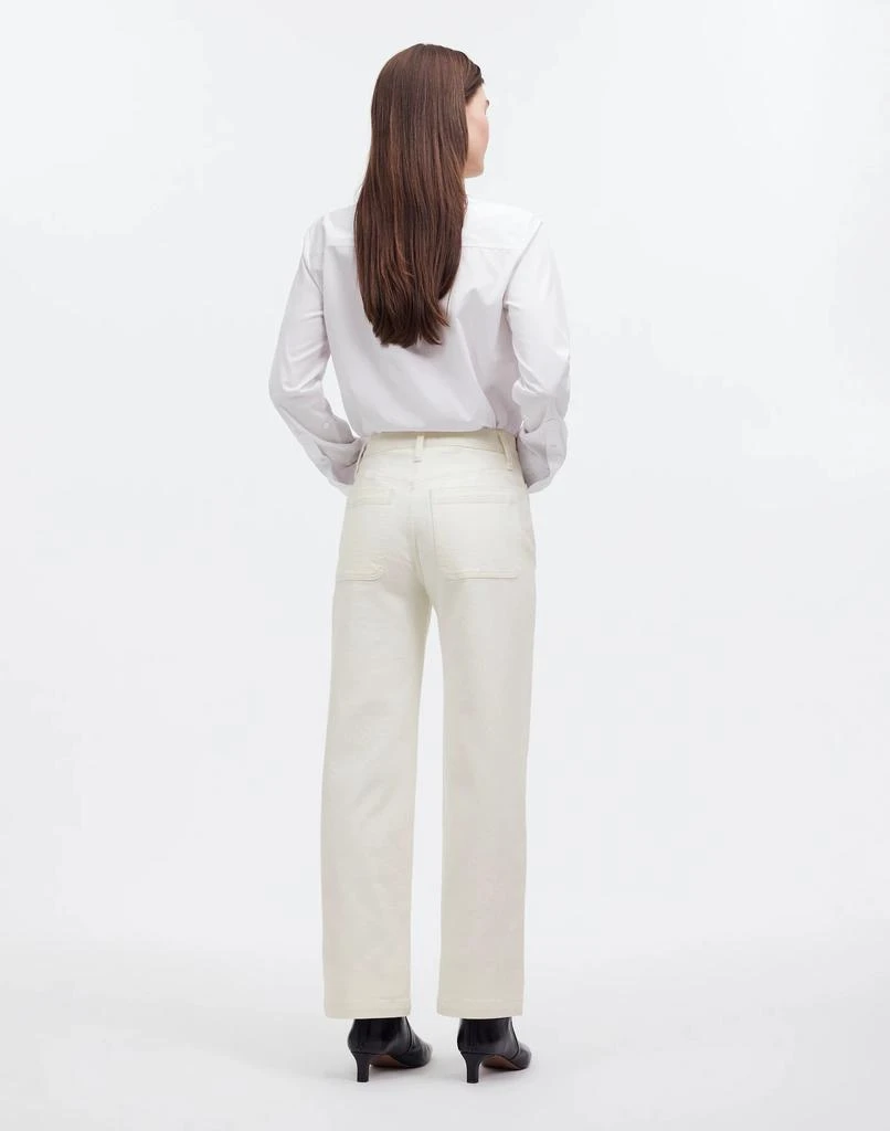 Madewell The Tall Emmett Wide-Leg Full Length Jean: Patch Pocket Edition 4