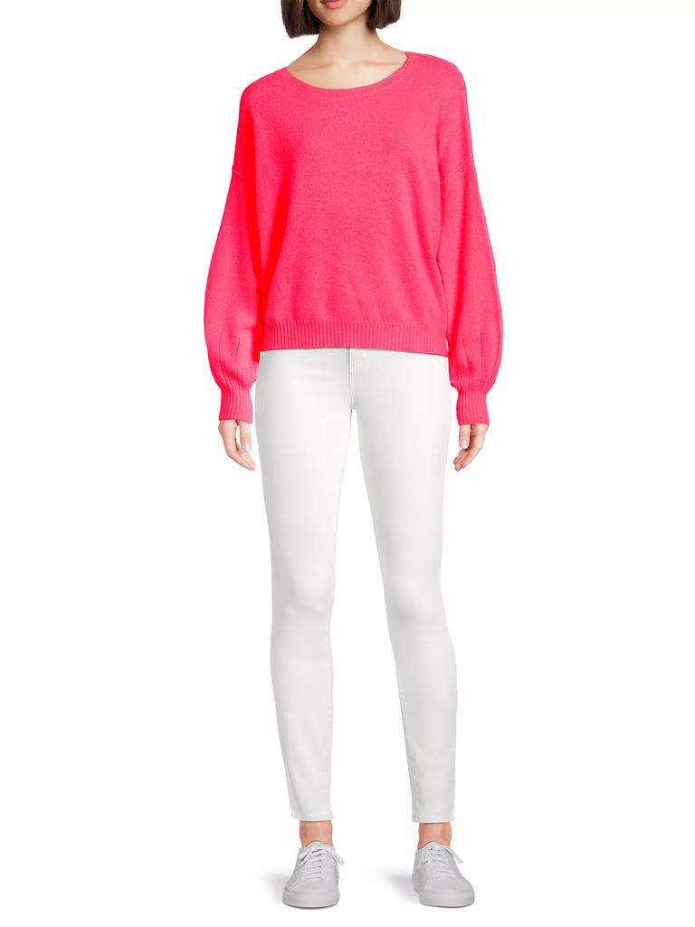 Crush Cashmere Abby Cashmere Balloon Sweater