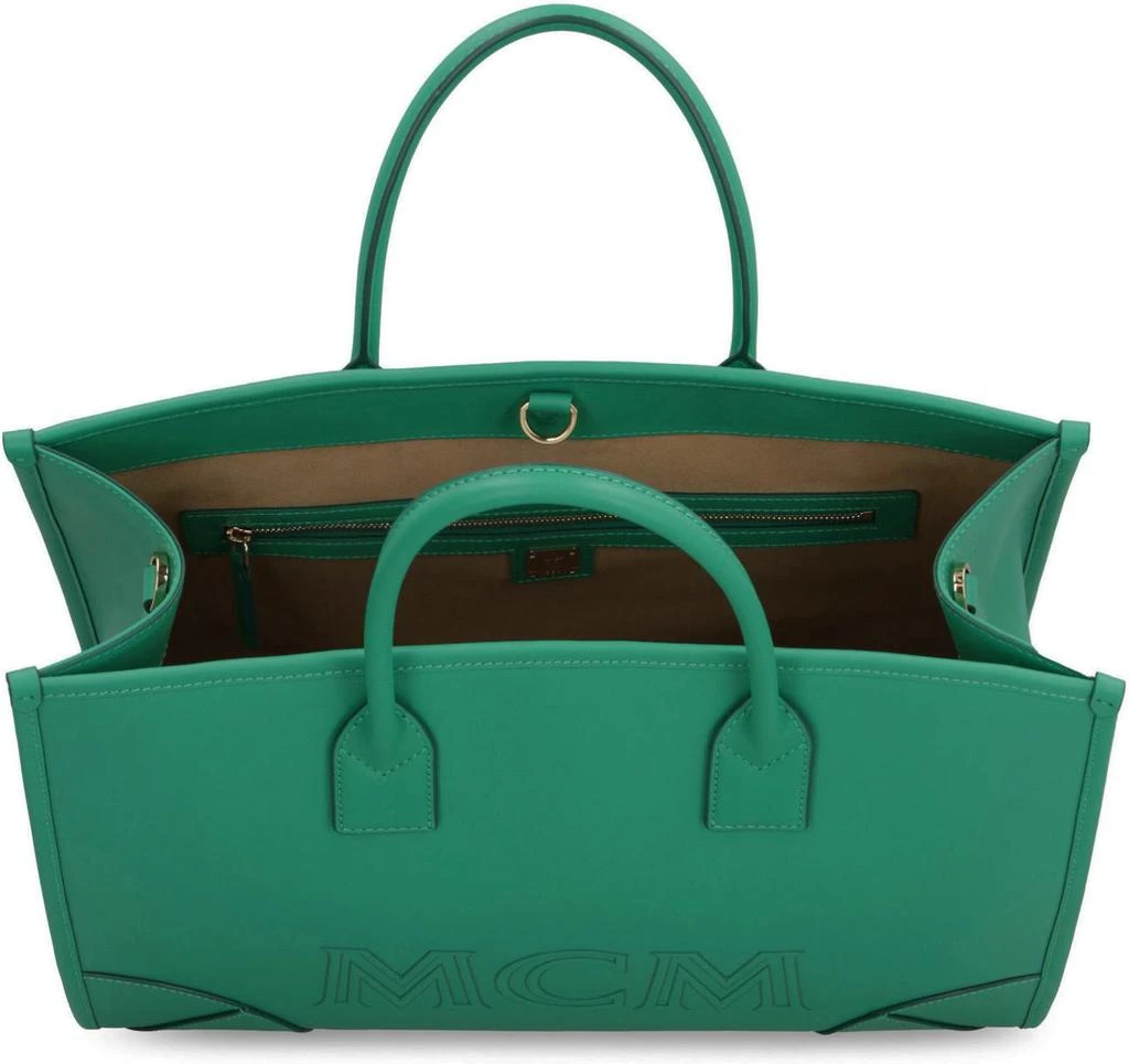 MCM Mcm München Leather Tote 6