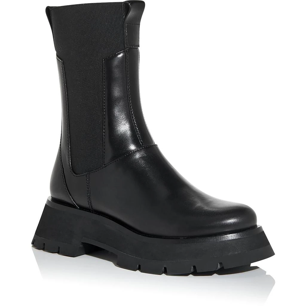 3.1 Phillip Lim Kate Womens Leather Round Toe Mid-Calf Boots 1