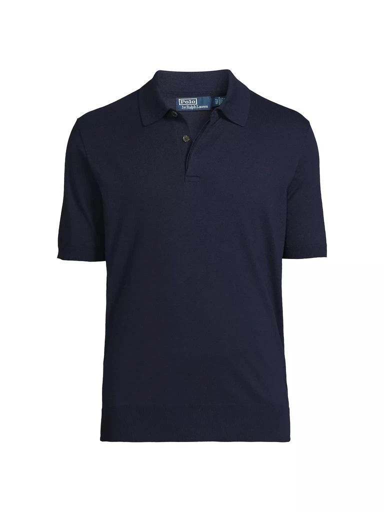 Ralph Lauren Cotton Polo-Collar Sweater 1