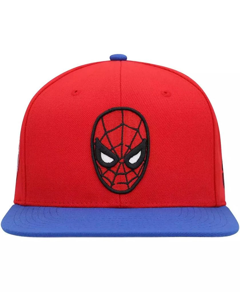 Marvel Men's Red, Royal Spider-Man Snapback Hat 2