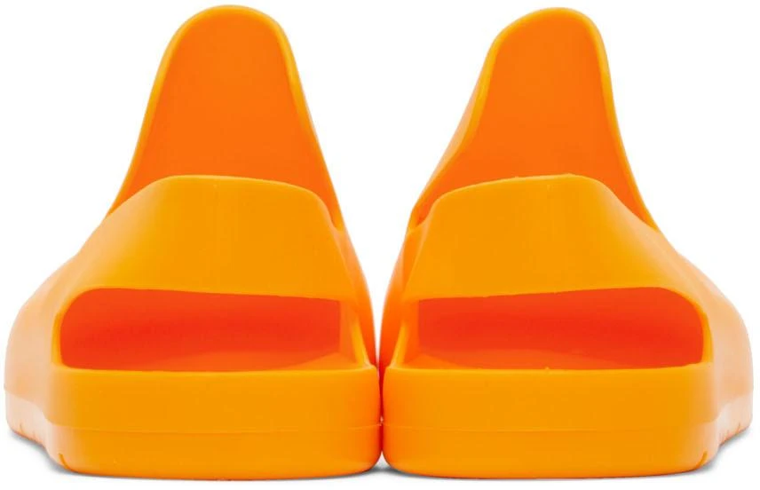 Bottega Veneta Puddle Loafers in Orange Rubbr | VERY SLIGHTLY USED Bottega Veneta Orange Puddle Loafers - Business Casual Shoes  main image 2