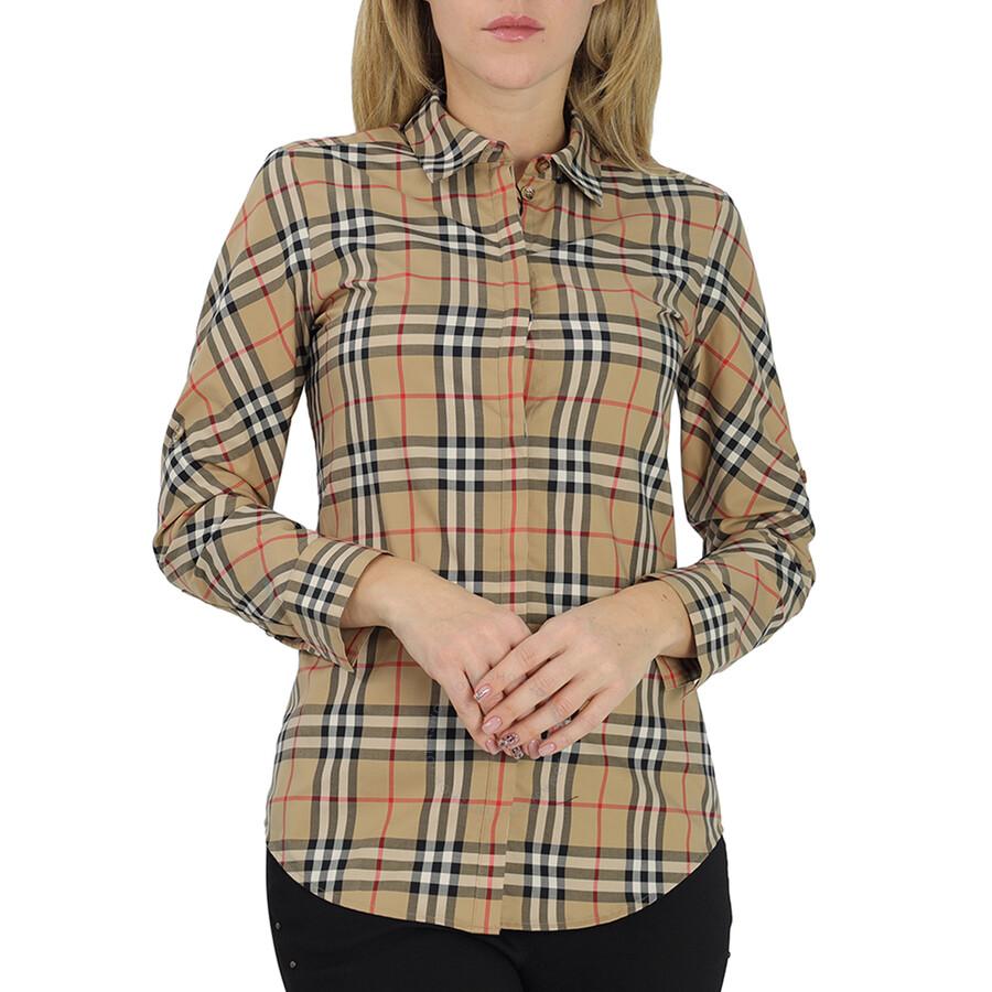 Burberry 2024 classic plaid shirt