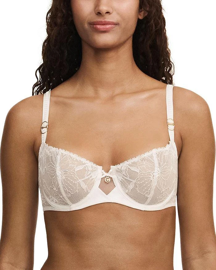 Chantelle Orchids Demi Half Cup Balconette Bra 1