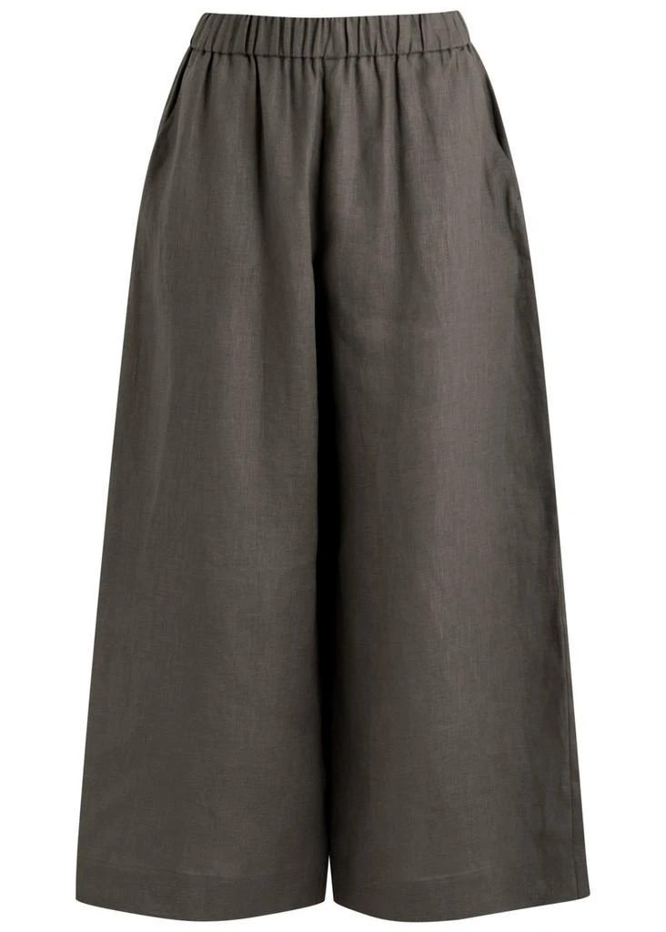 Max Mara Minnie cropped linen trousers 1