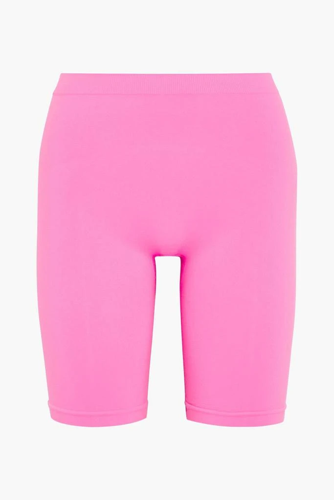 Helmut Lang Neon stretch-knit shorts