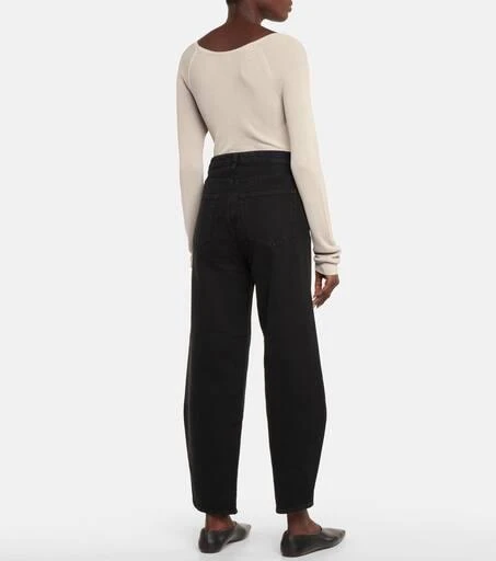 Totême High-rise barrel-leg jeans 3