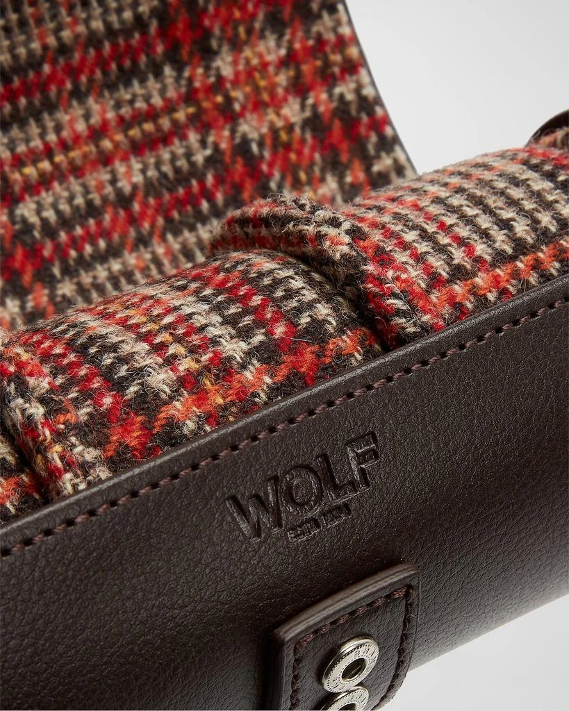 Wolf X WM Brown Watch Roll With Cigar Case 6