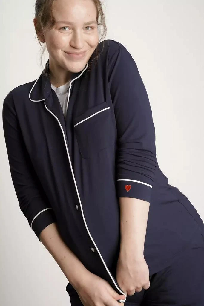 Nom Maternity Maternity NOM Heart On My Sleeve Pajama Set