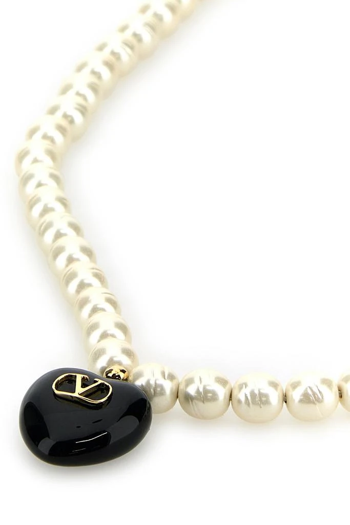 Valentino Ivory pearls Coeur Royal necklace 2