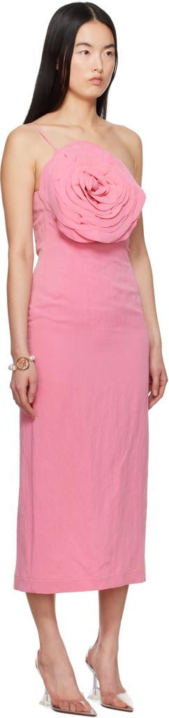BLUMARINE Pink Sheath Midi Dress