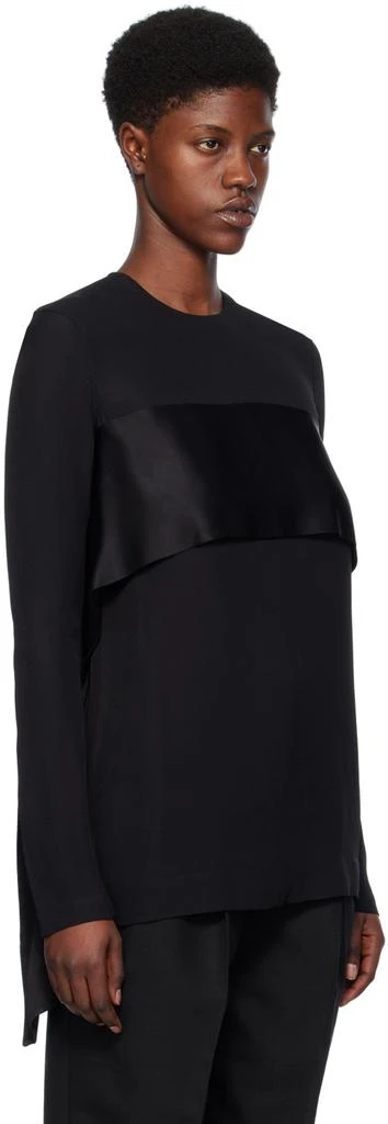 Totême Black Layered Blouse 2