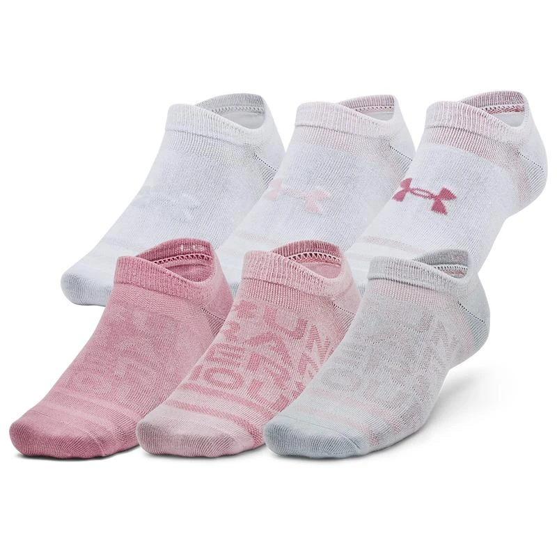 Under Armour Under Armour Essential 6 Pack No Show Socks - Men's 1