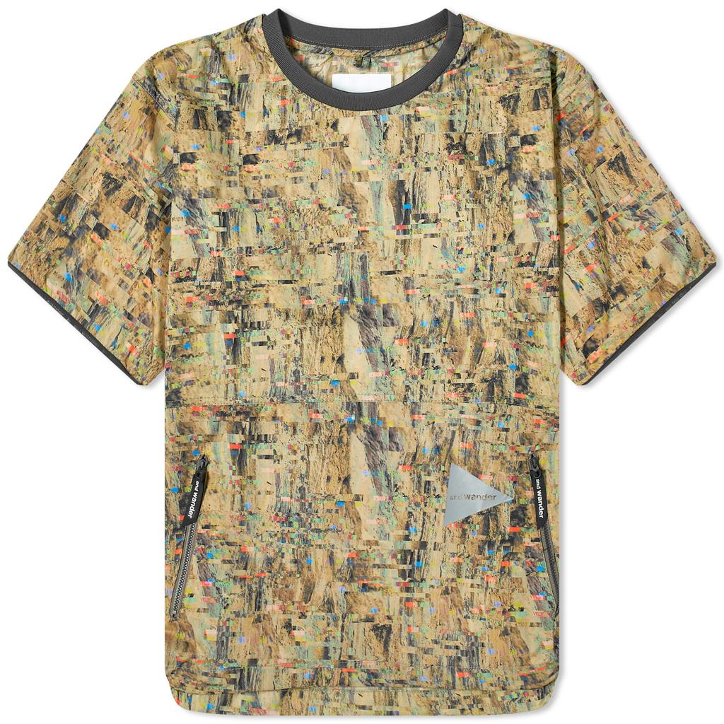 and wander and wander Printed Pertex Wind Shirt Large - Shirts - BeyondStyle