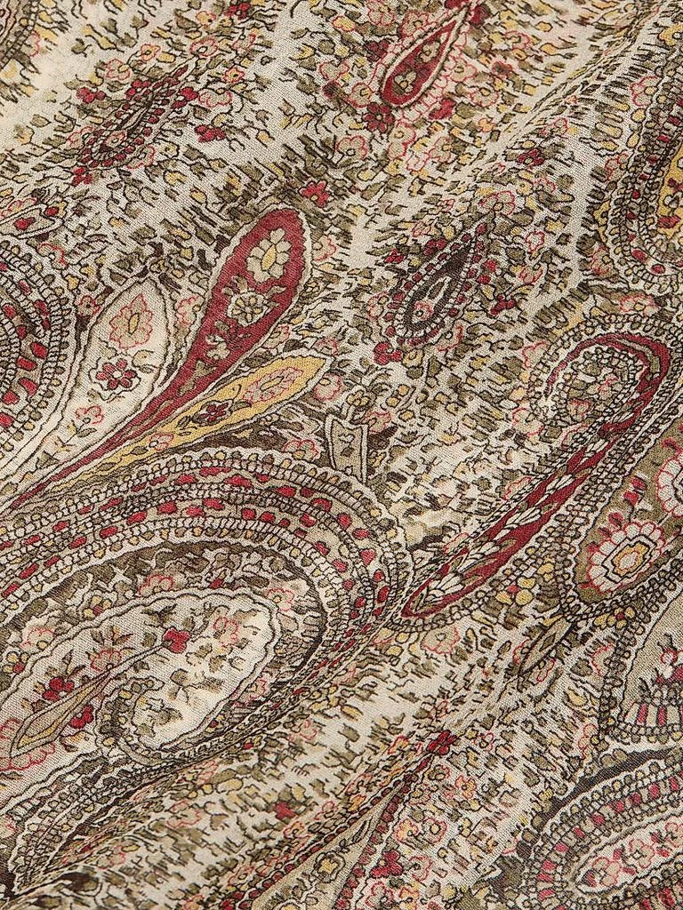 FRAME The Gillian Paisley Silk Top 7