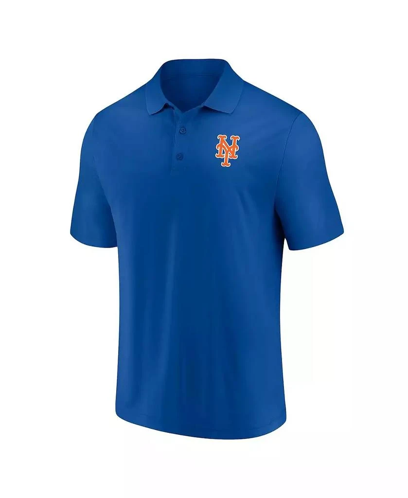 Fanatics Men's Royal, White New York Mets Polo Shirt Combo Set 4