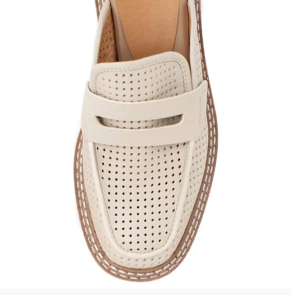Yellow Box Yb Loafer Mule-Ivory In Beige 3